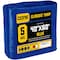 Core Tarps Heavy Duty Tarp, 60 ft L x 0.5 mm H x 40 ft W, 5 Mil, Blue, Polyethylene CT-505-40X60 - alternate 1